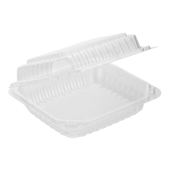 Clear Hinged Container 9x9 (150/case)