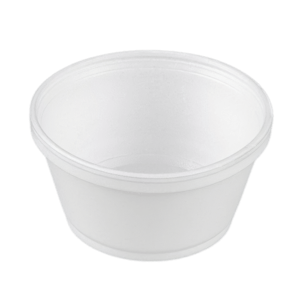 Dart 8SJ20 8 oz Squat Foam Container (1000/case)