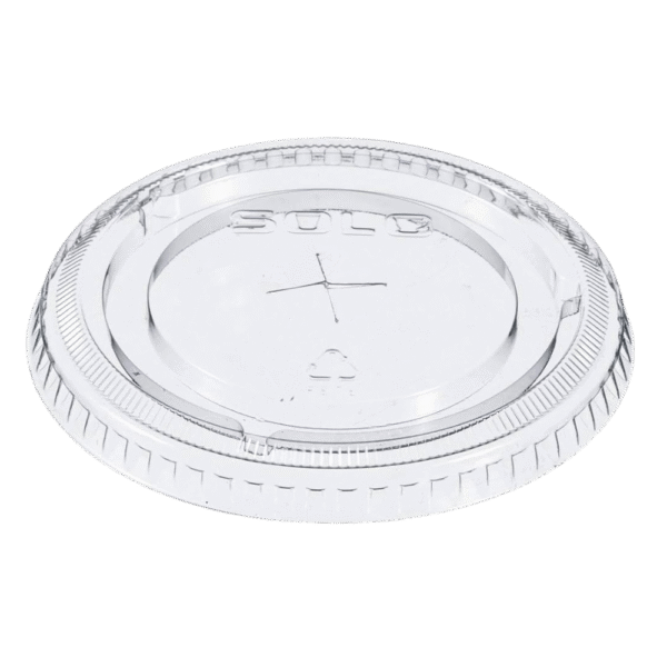 Solo 662TS Clear Plastic Lid with Straw Slot 9-24oz (1000)