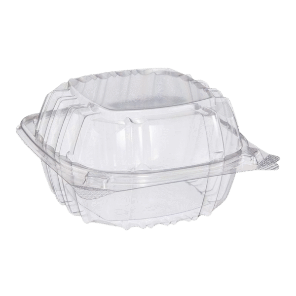 Clear Hinged Container 6x6 (300/case)