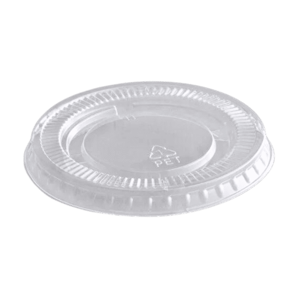 Plastic Lid for 3.25 to 5.5 oz. Souffle Cup / Portion Cup-2500/Pack
