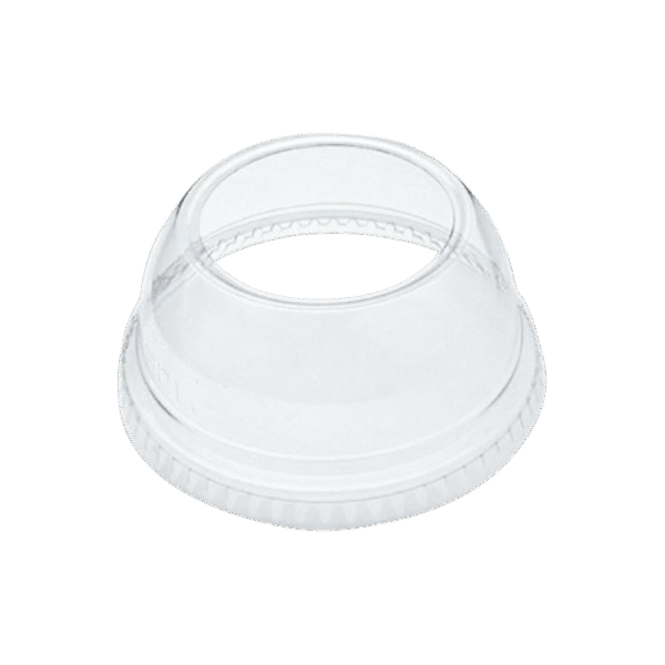 Dart DLW662 Clear Plastic Dome Lid with 2" Hole (1000/Case)
