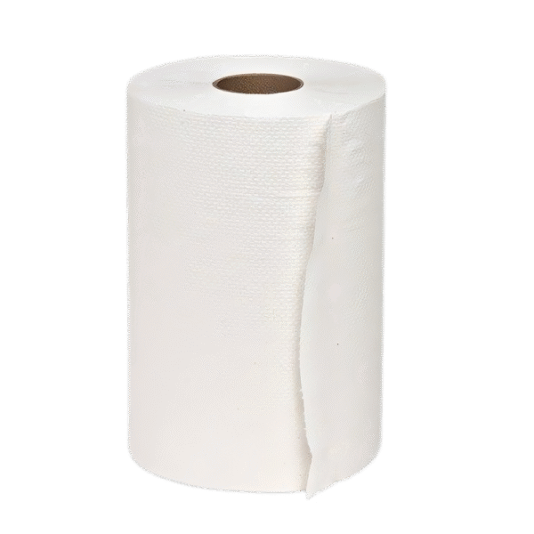 White Roll Paper Towels 7.8" x 350' (12 Rolls/Case)